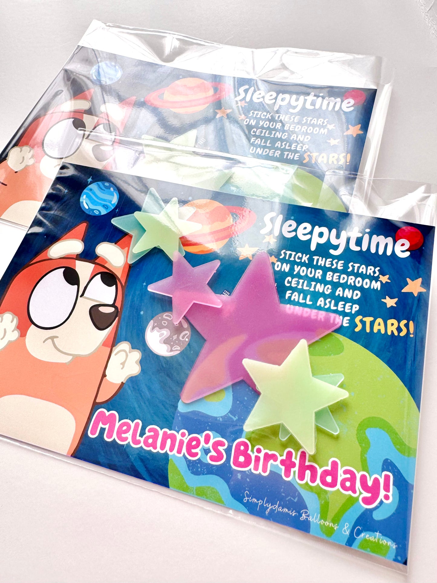 Sleepytime 12 favors (stars included)
