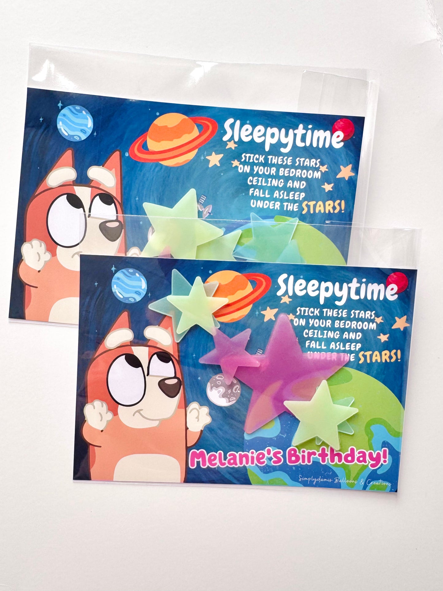 Sleepytime 12 favors (stars included)
