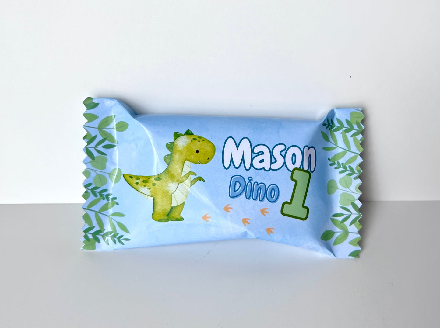 Personalized Dinosaur 12 Rice Krispies Treats