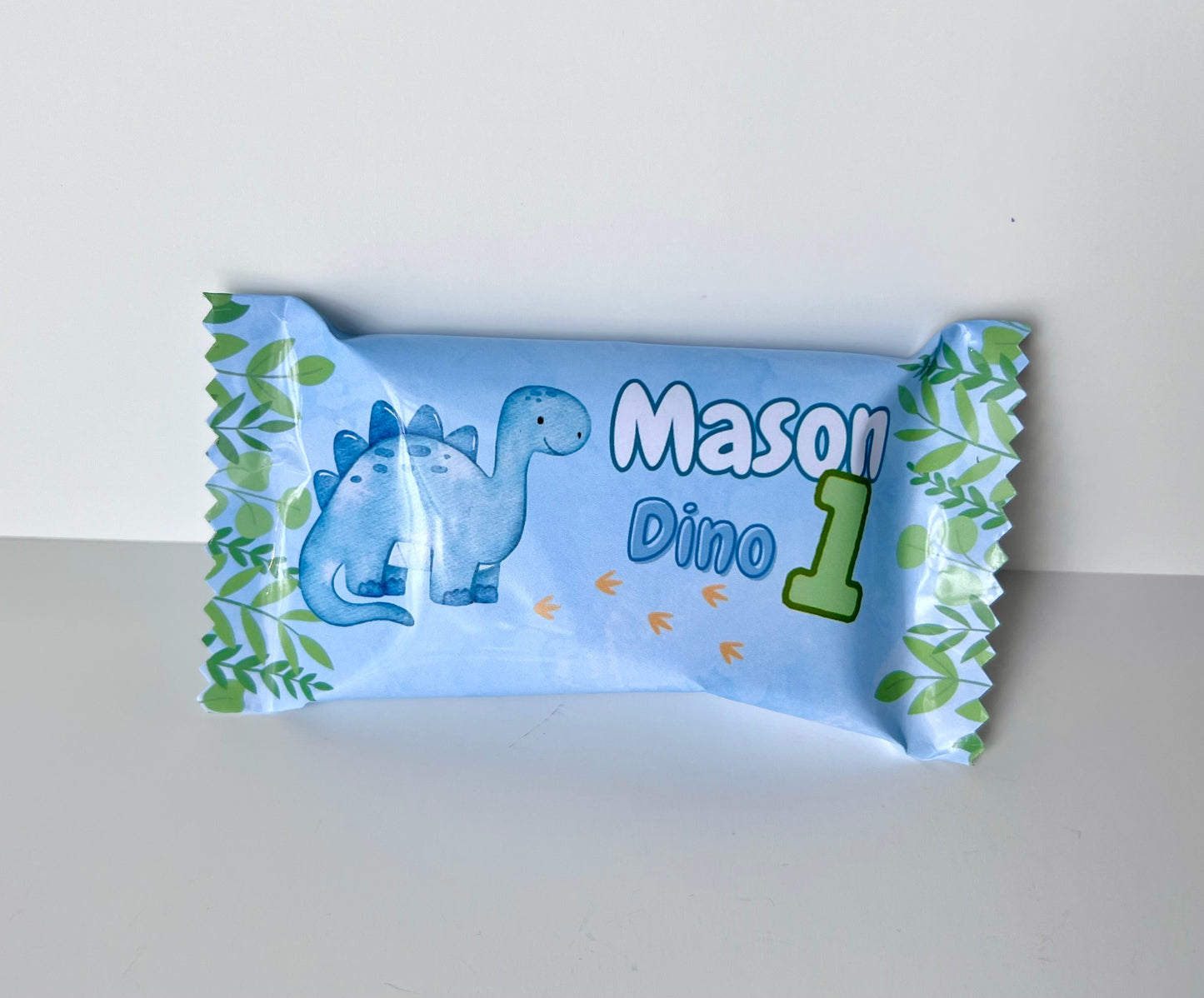 Personalized Dinosaur 12 Rice Krispies Treats
