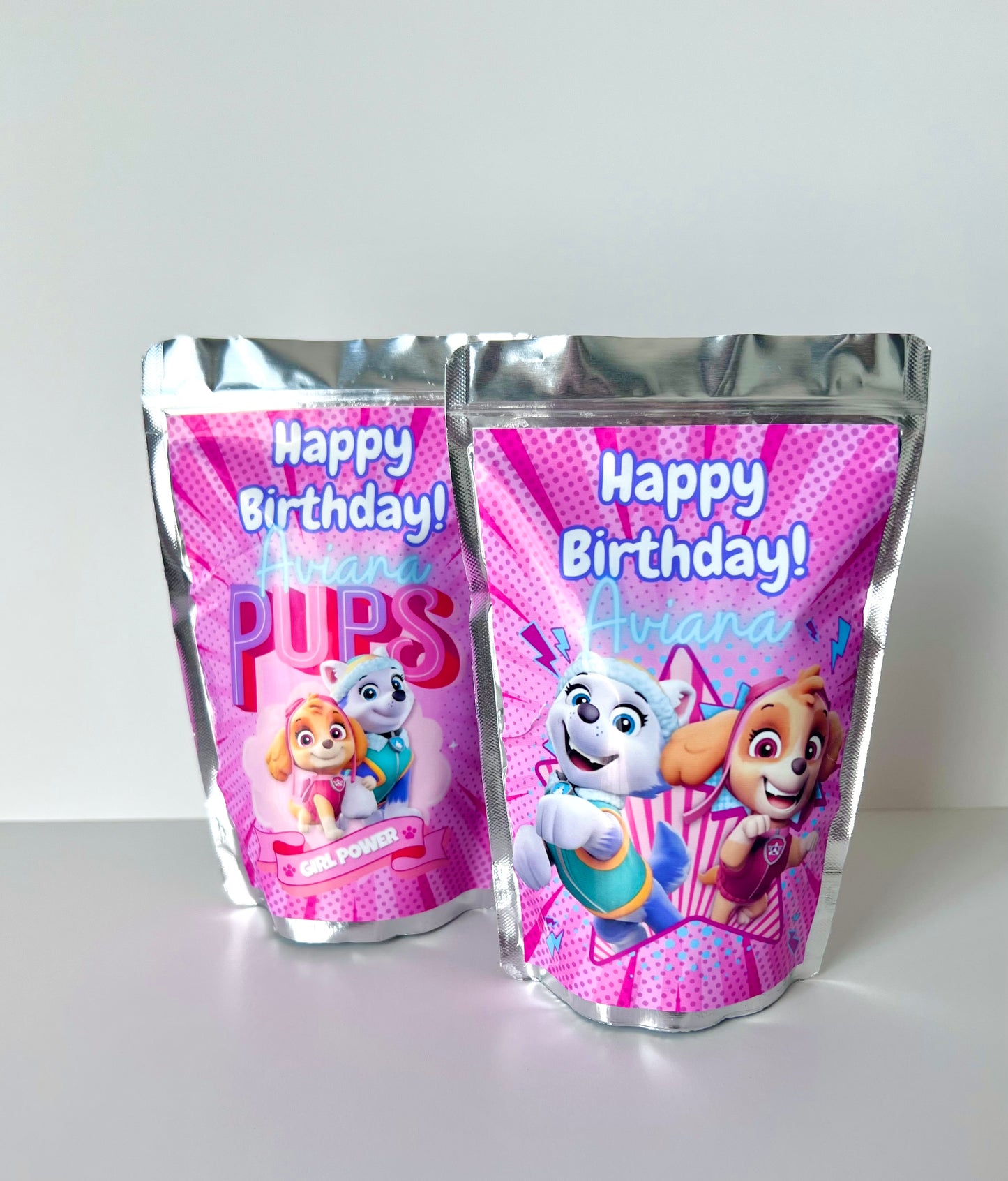 Paw patrol Caprisun Pouch Personalized Labels (12 labels only)