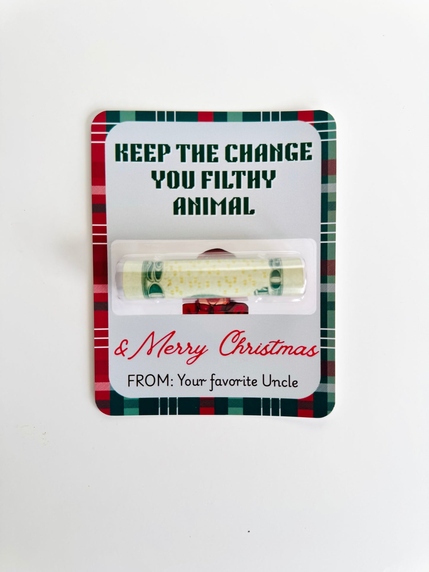 *Set of 4 Personalized Money holders cards. Keep the change your filthy an…