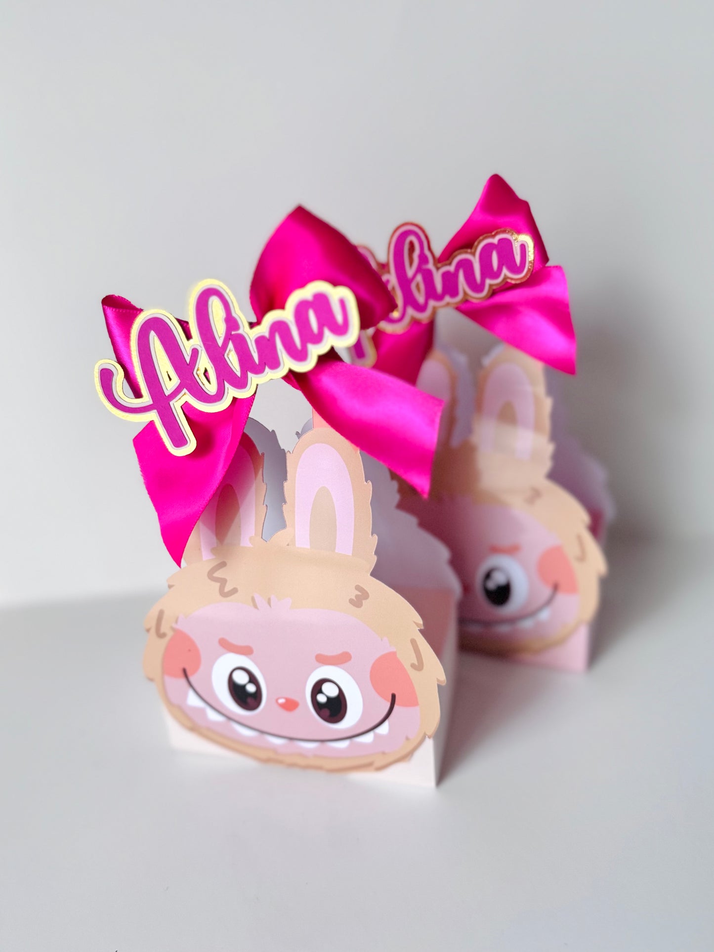 12 Personalized Labubu Baskets Party Favors(Baskets Only)