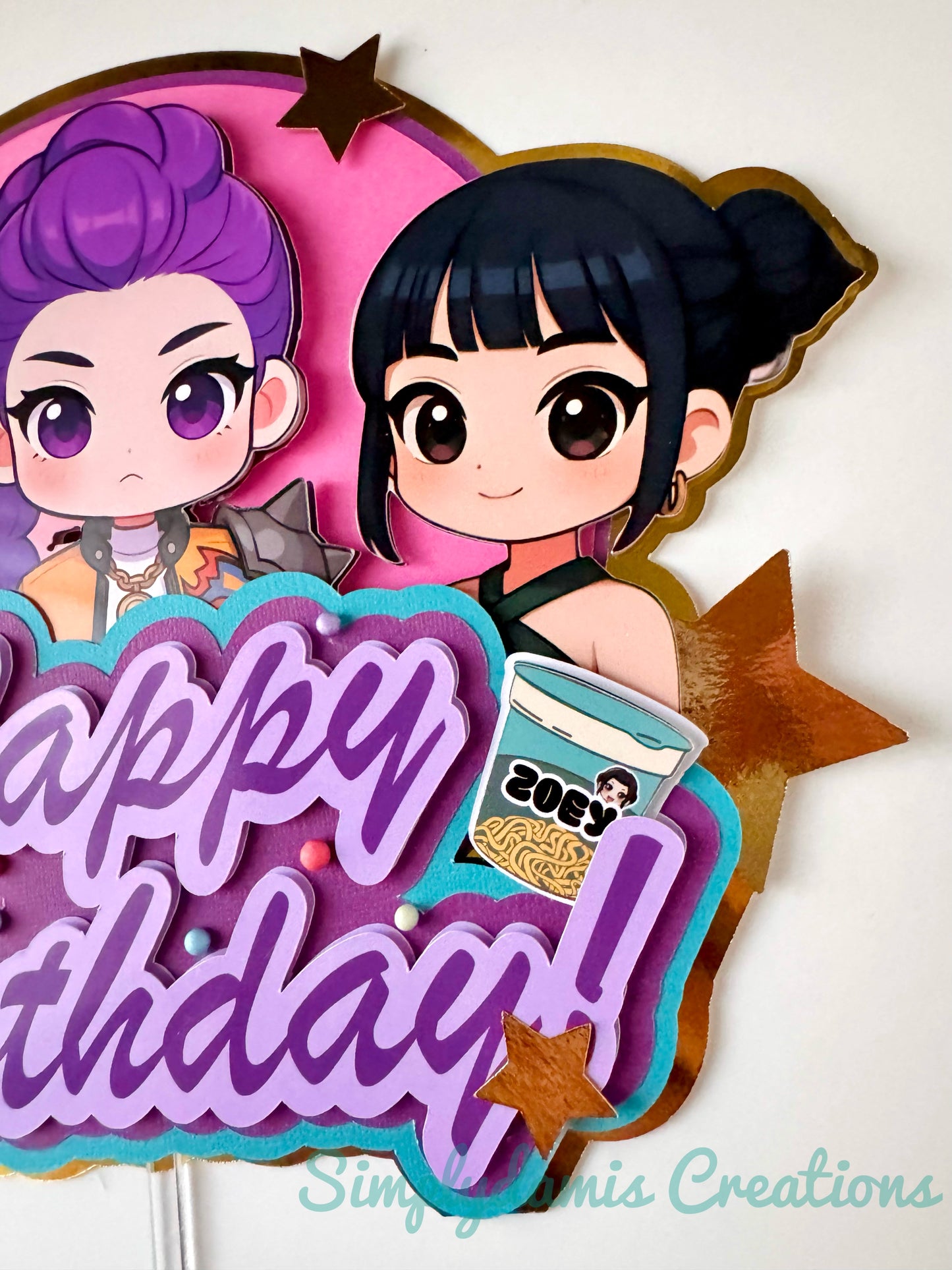 K-Pop CAKE TOPPER