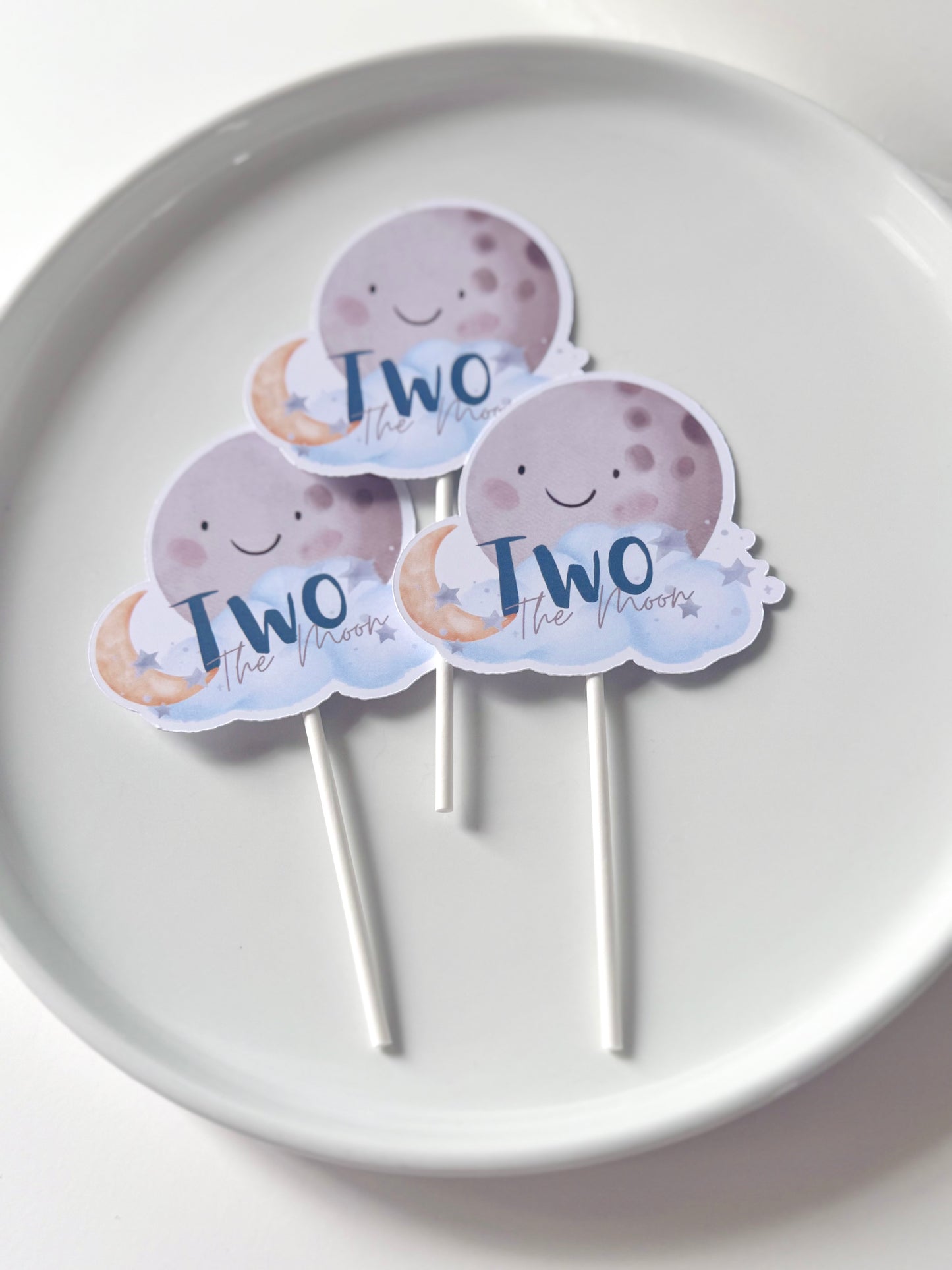 12 Cupcake toppers