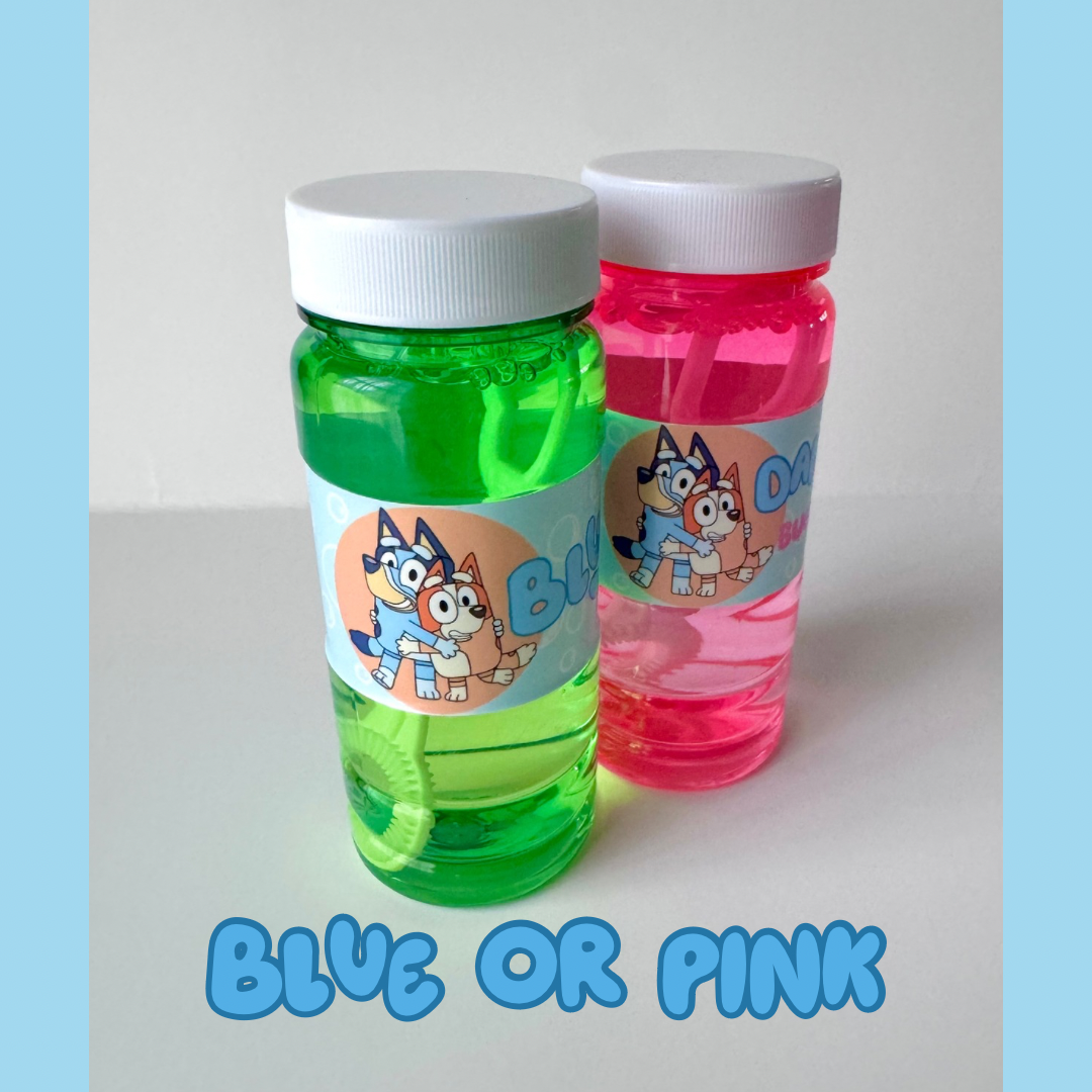 Bubbles labels Waterproof 8 count