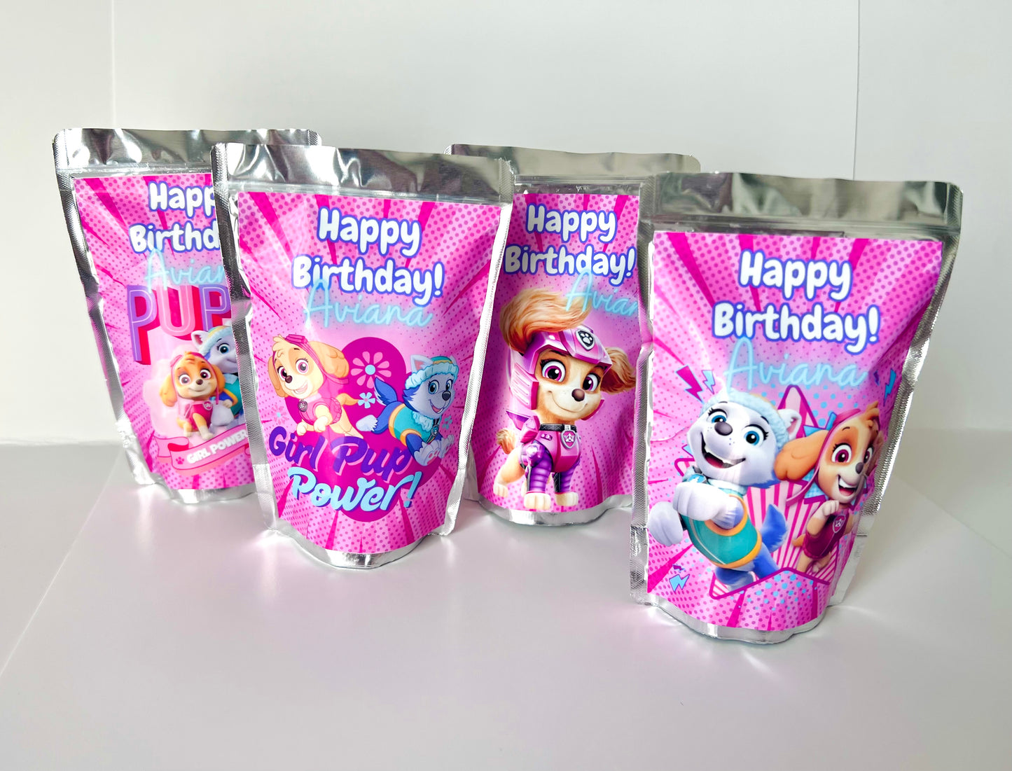Paw patrol Caprisun Pouch Personalized Labels (12 labels only)