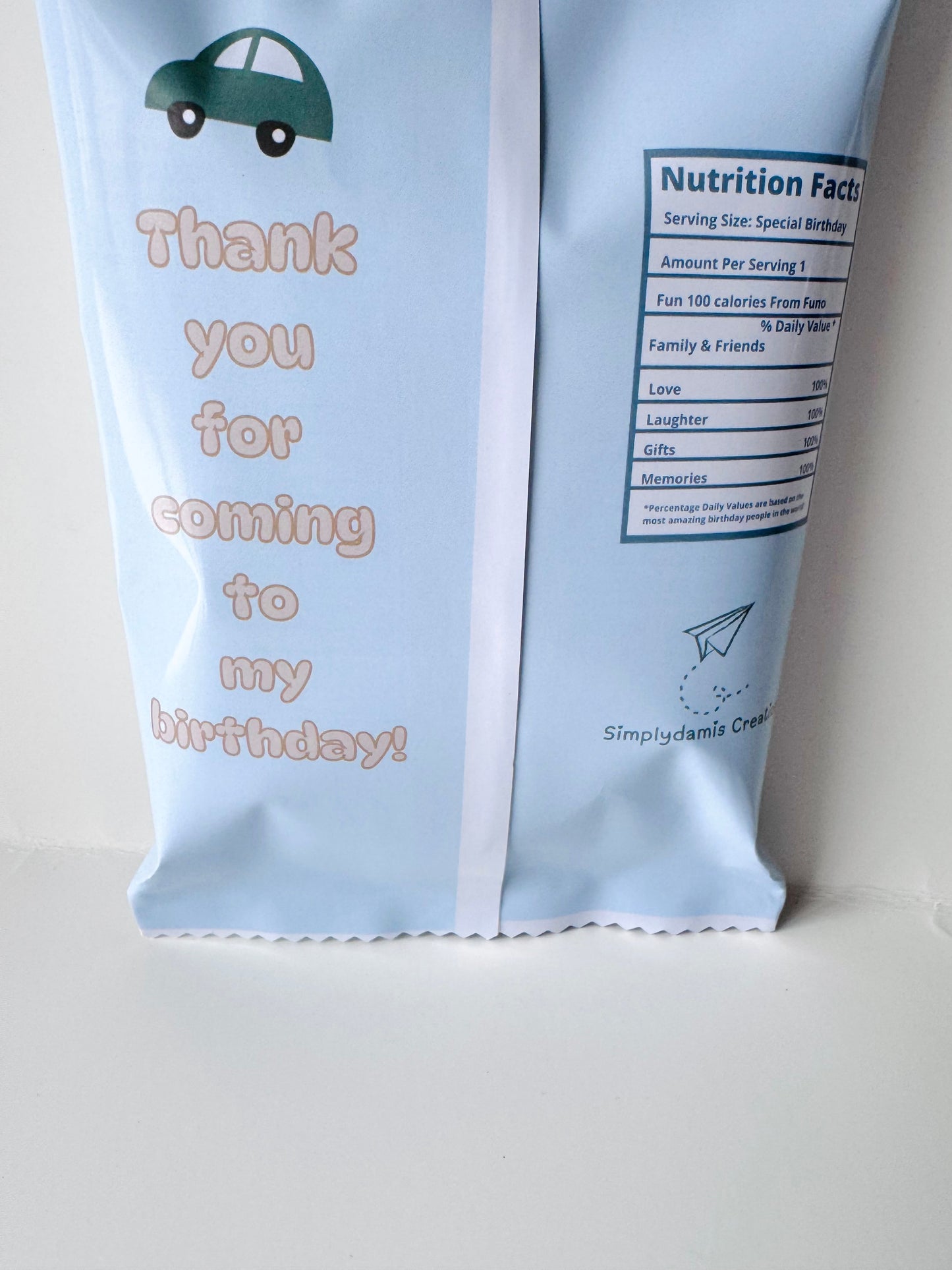 Personalized Chip Bags (12 Bags)