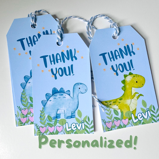 Personalized Dinosaur 12 TAGS