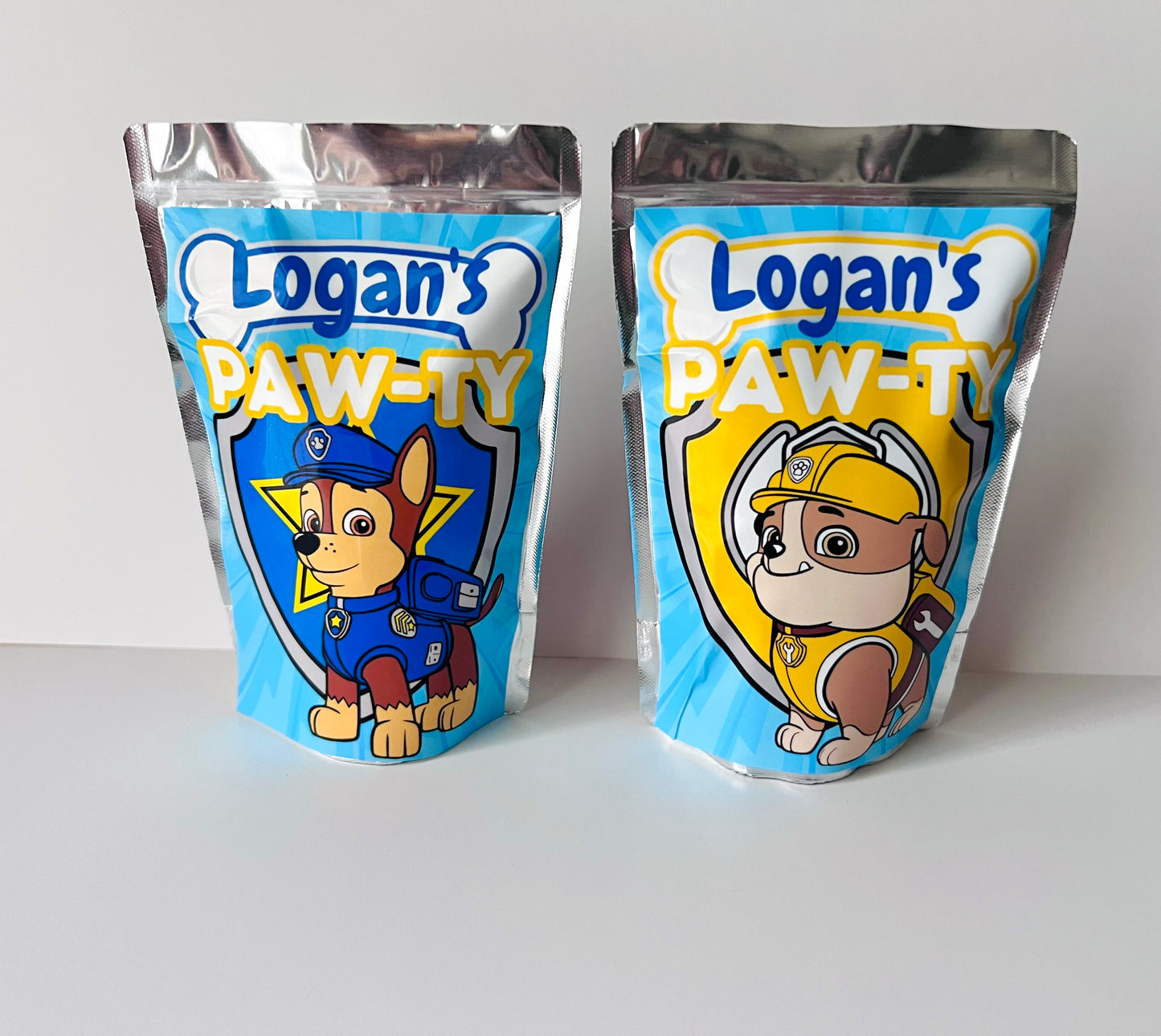 Paw patrol Caprisun Pouch Personalized Labels (12 labels only)
