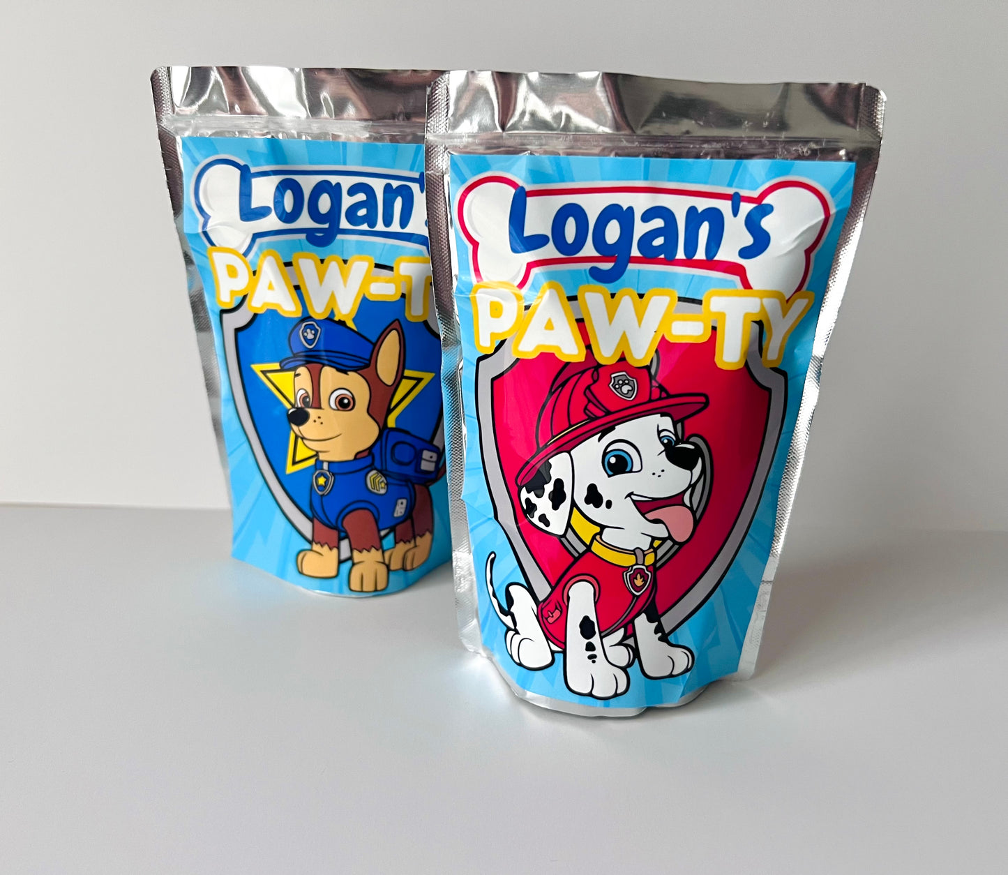 Paw patrol Caprisun Pouch Personalized Labels (12 labels only)