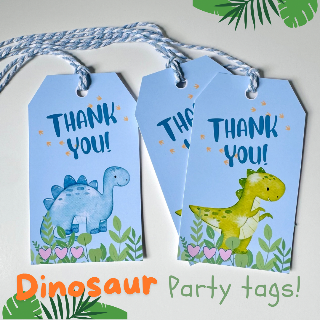 Personalized Dinosaur 12 TAGS