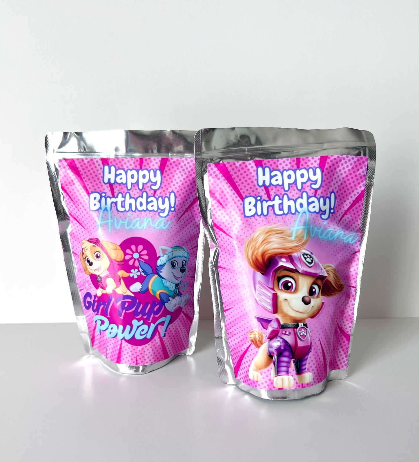 Paw patrol Caprisun Pouch Personalized Labels (12 labels only)