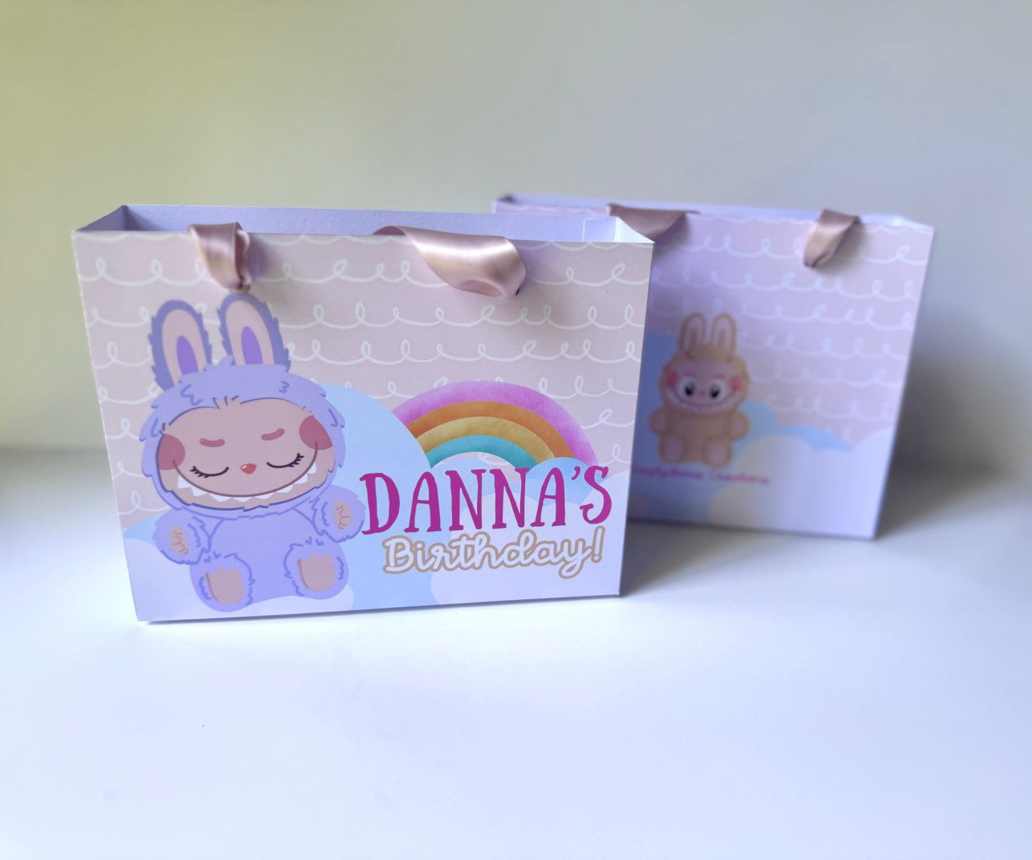 Personalized Labubu Bags Party Favors 12(Bags Only)
