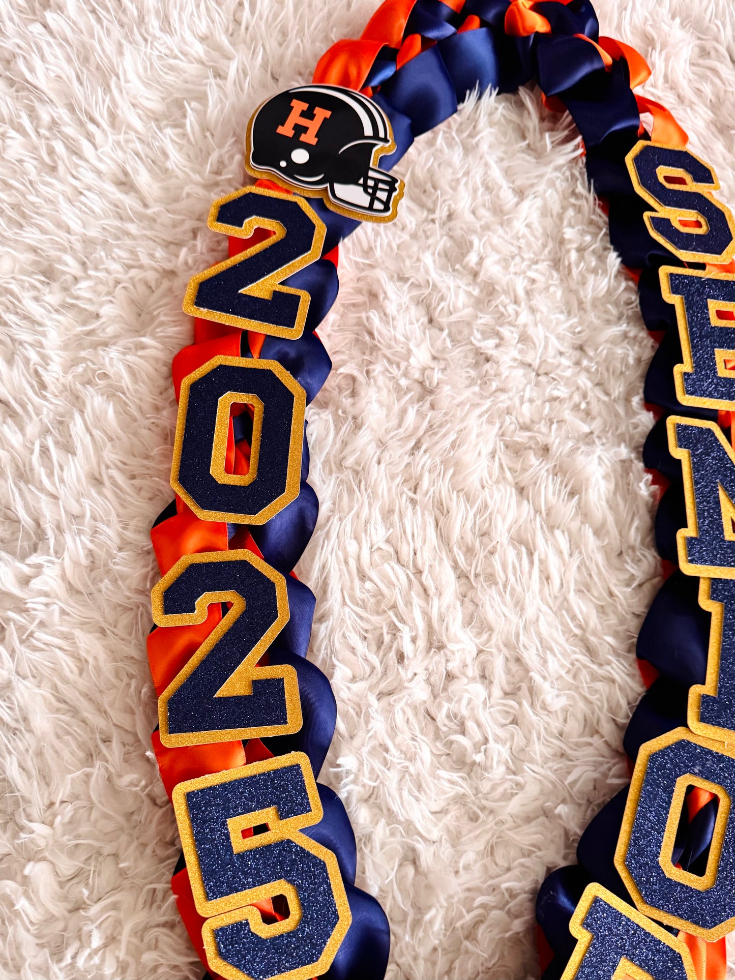 Graduation Ribbon lei, Senior Ribbon lei