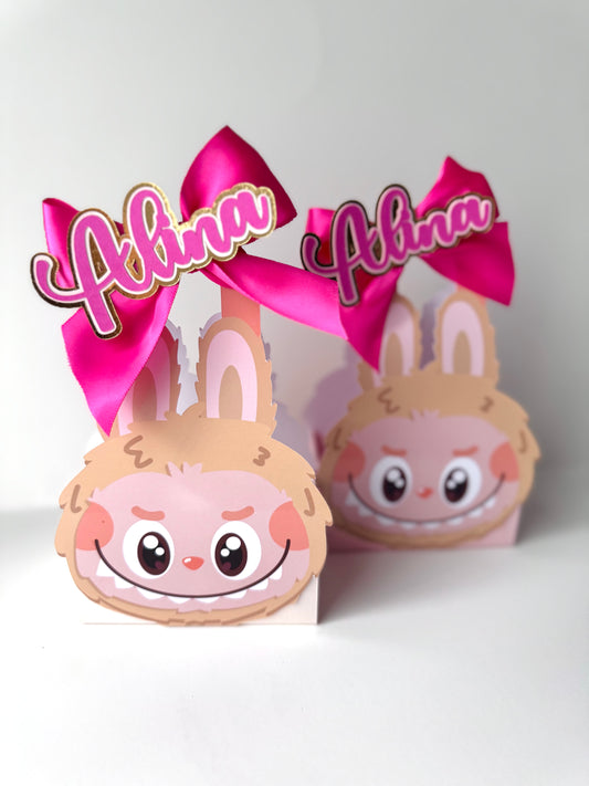 12 Personalized Labubu Baskets Party Favors(Baskets Only)