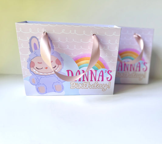 Personalized Labubu Bags Party Favors 12(Bags Only)