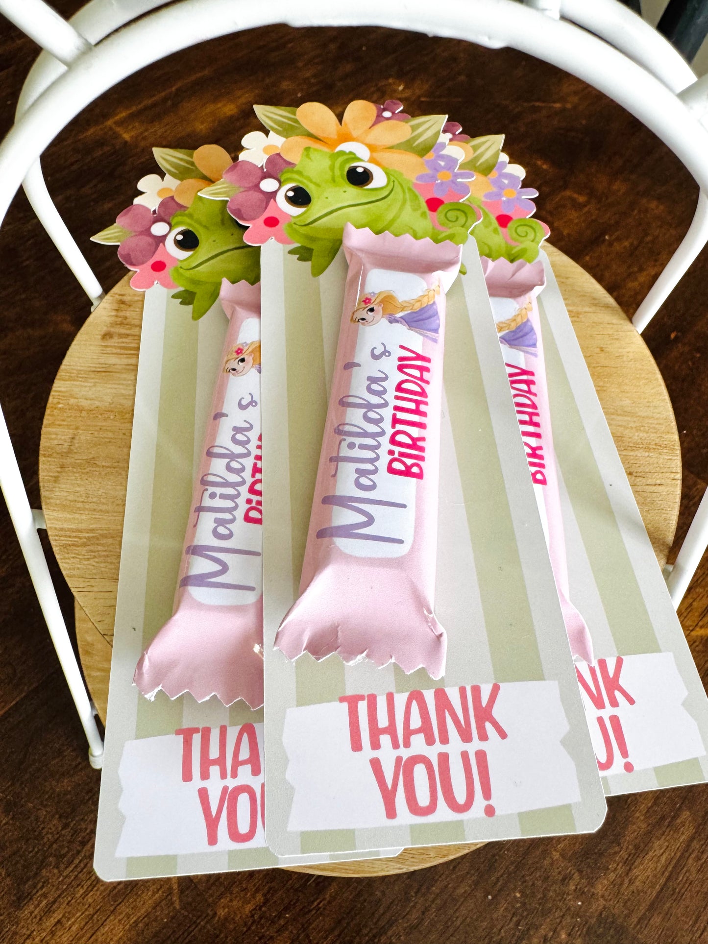 Princess Personalized chocolate Chocolate Favors