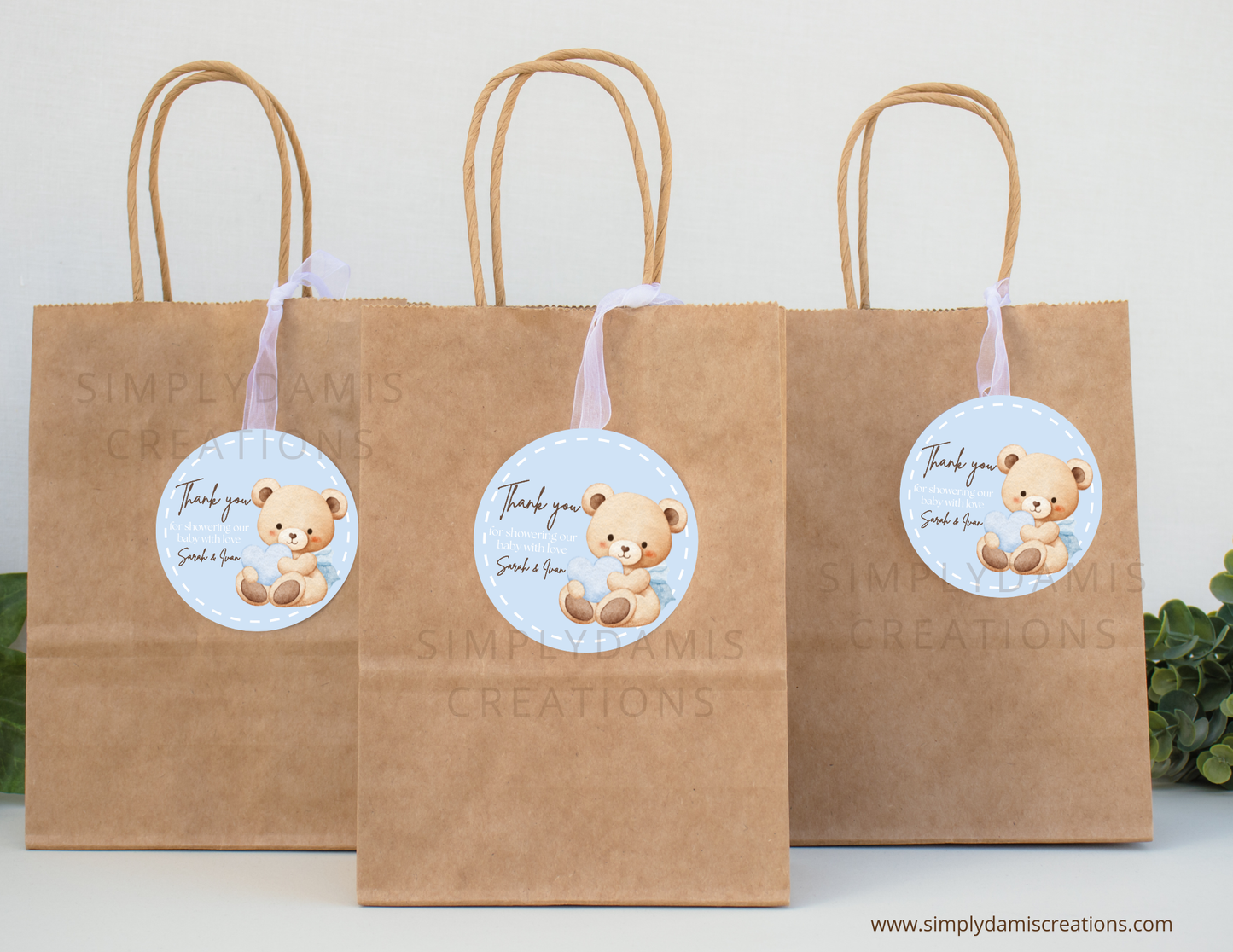 Digital file Baby shower Round tags Digital Download, Personalized tags, plantillas.