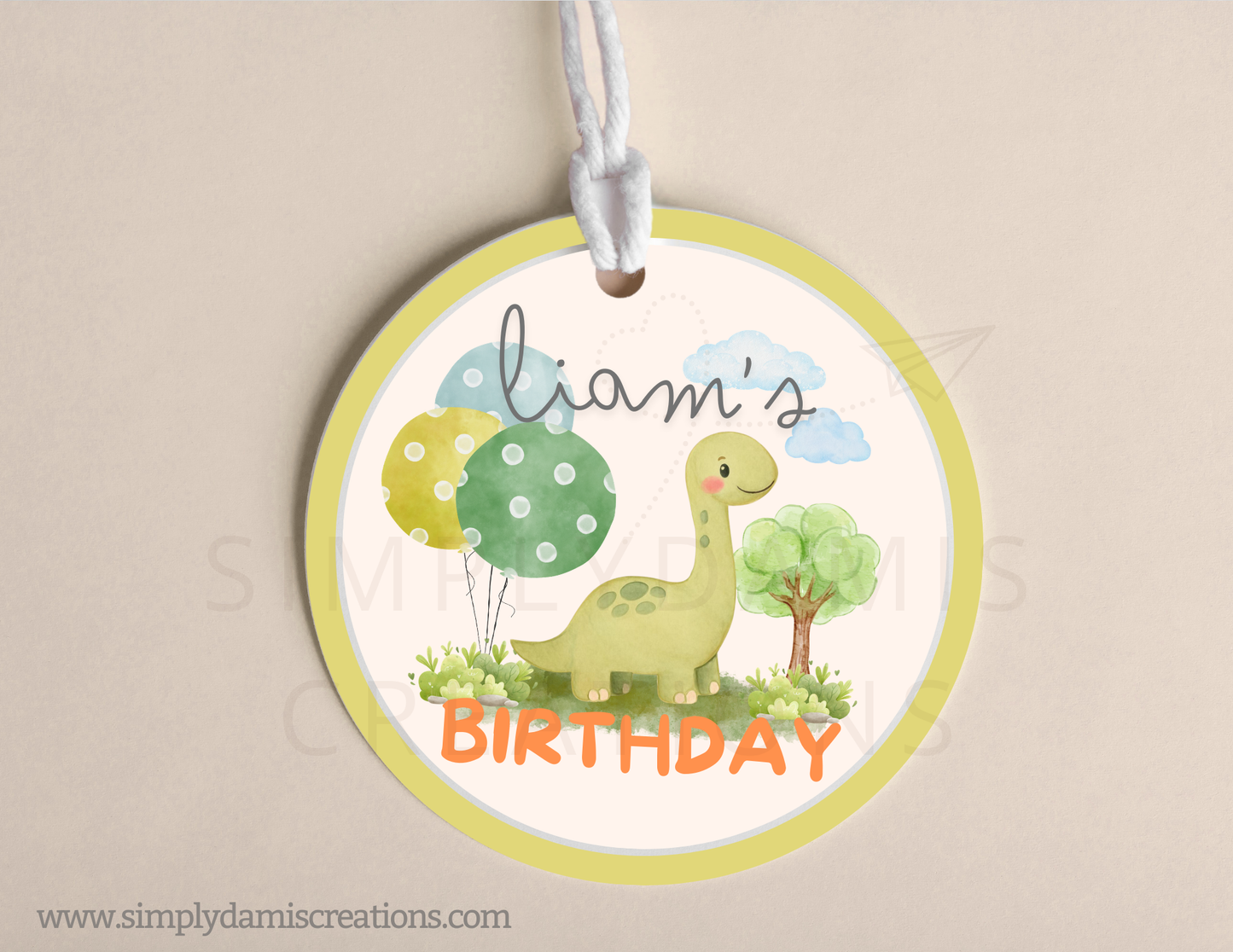 Digital Dinosaurs Birthday, 1st Birthday Digital Download, Personalized party, plantillas.