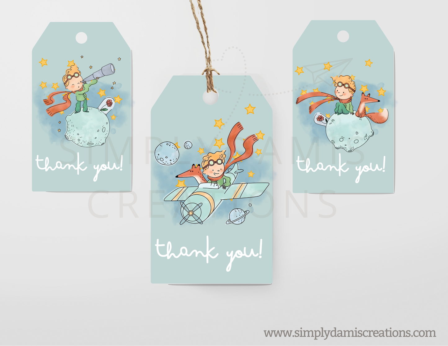 *Digital File The little prince Birthday, Birthday Digital Download, Personalized party, plantillas.