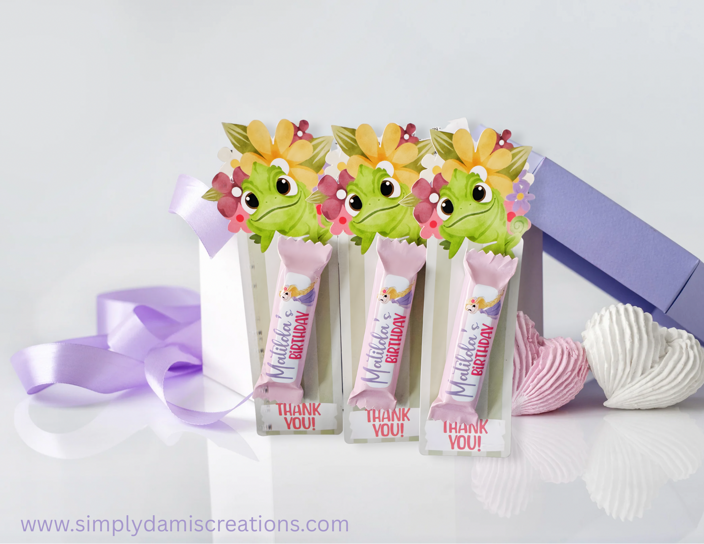 Princess Personalized chocolate Chocolate Favors