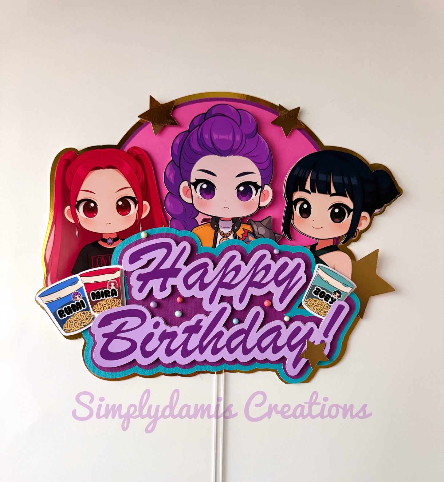 K-Pop CAKE TOPPER