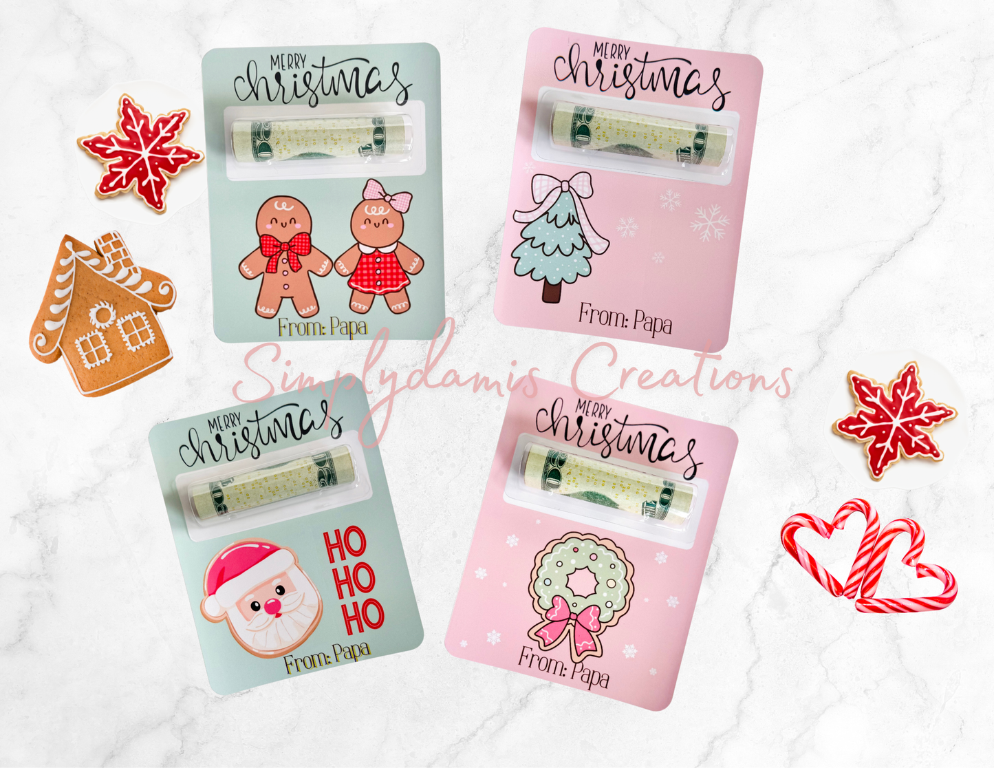 *Set of 4 Personalized Money holders cards. Keep the change your filthy an…