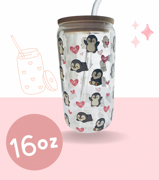 *Glass tumbler 16oz