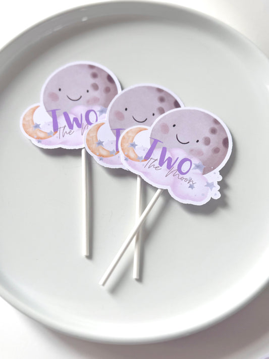12 Cupcake toppers