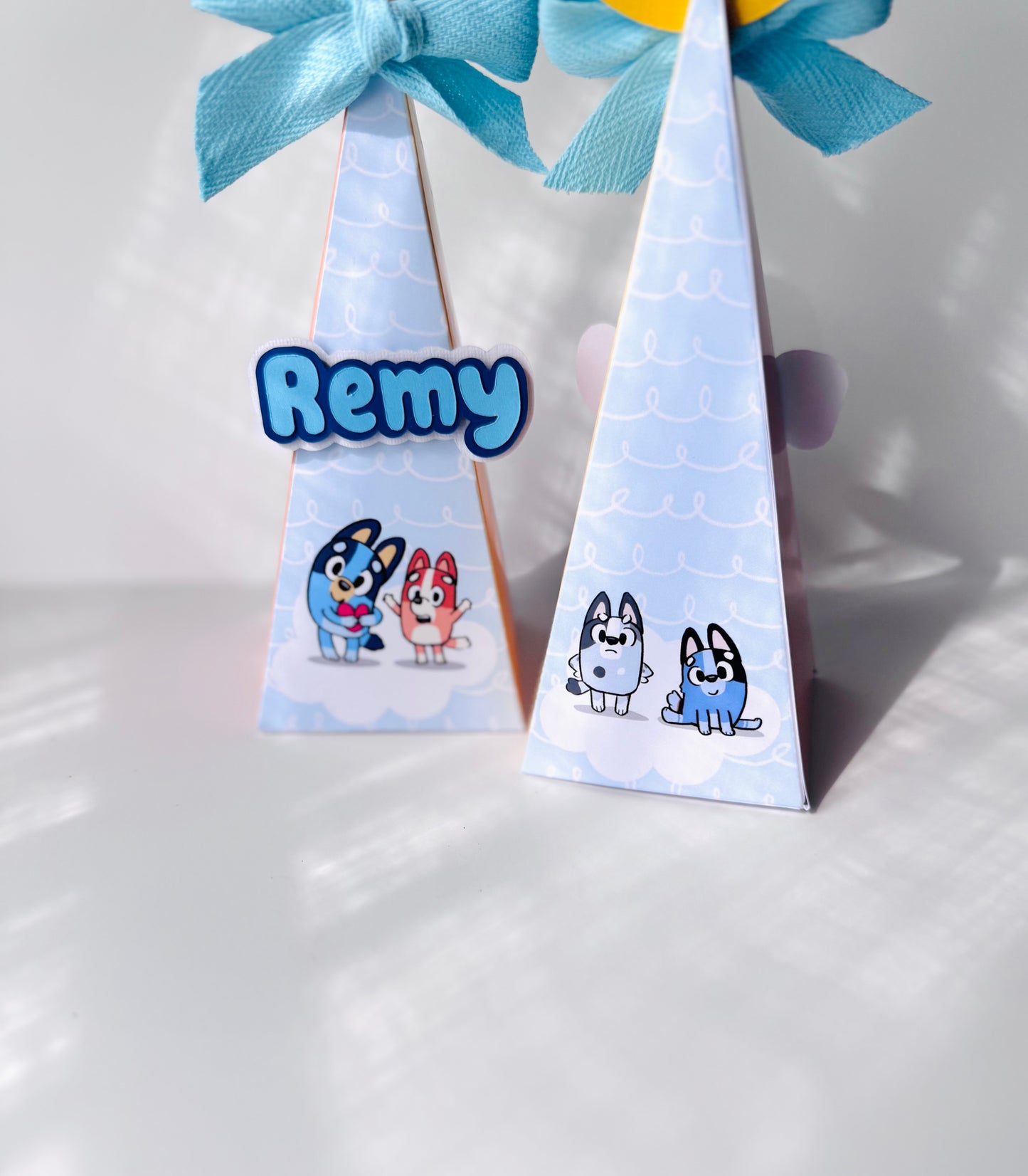 12 Personalized Pyramids Party Favors(Boxes Only)