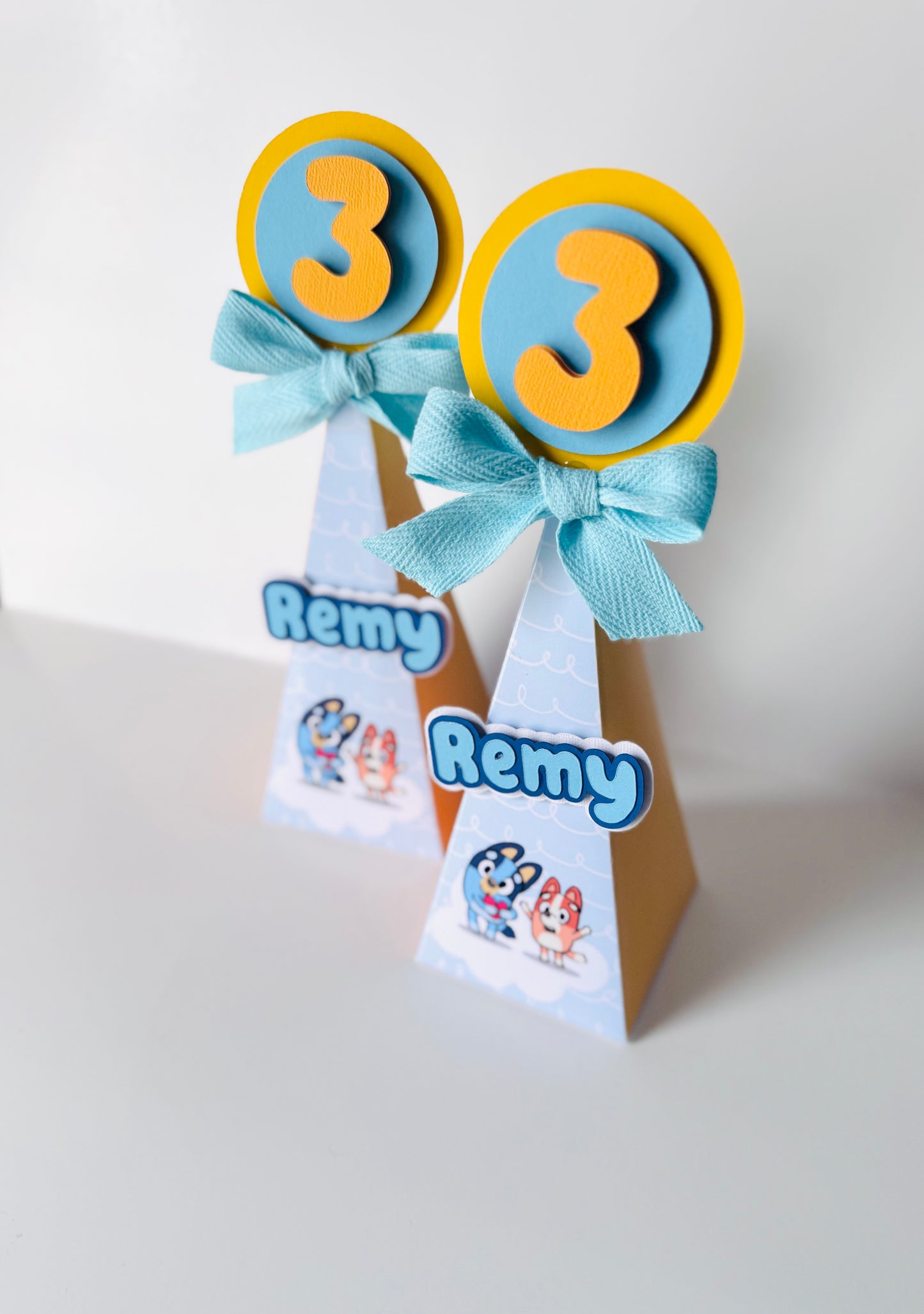 12 Personalized Pyramids Party Favors(Boxes Only)